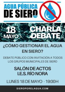 cartel charla partidos