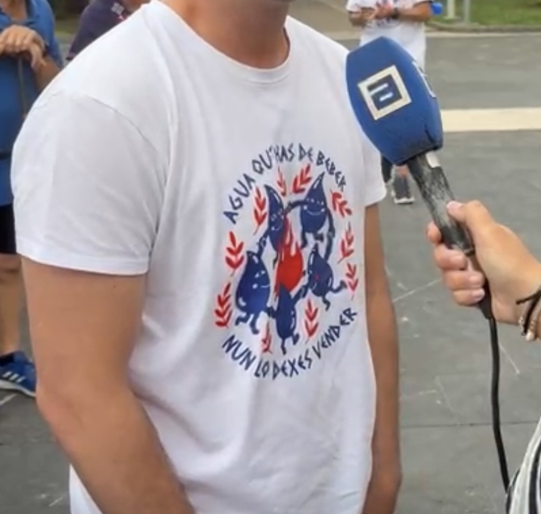 camiseta siero por el agua