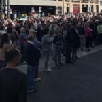concentración contra la privatización del agua en siero